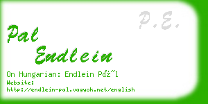 pal endlein business card